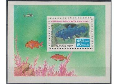 MADAGASCAR 1982 Marine fauna, fish s/s MNH**