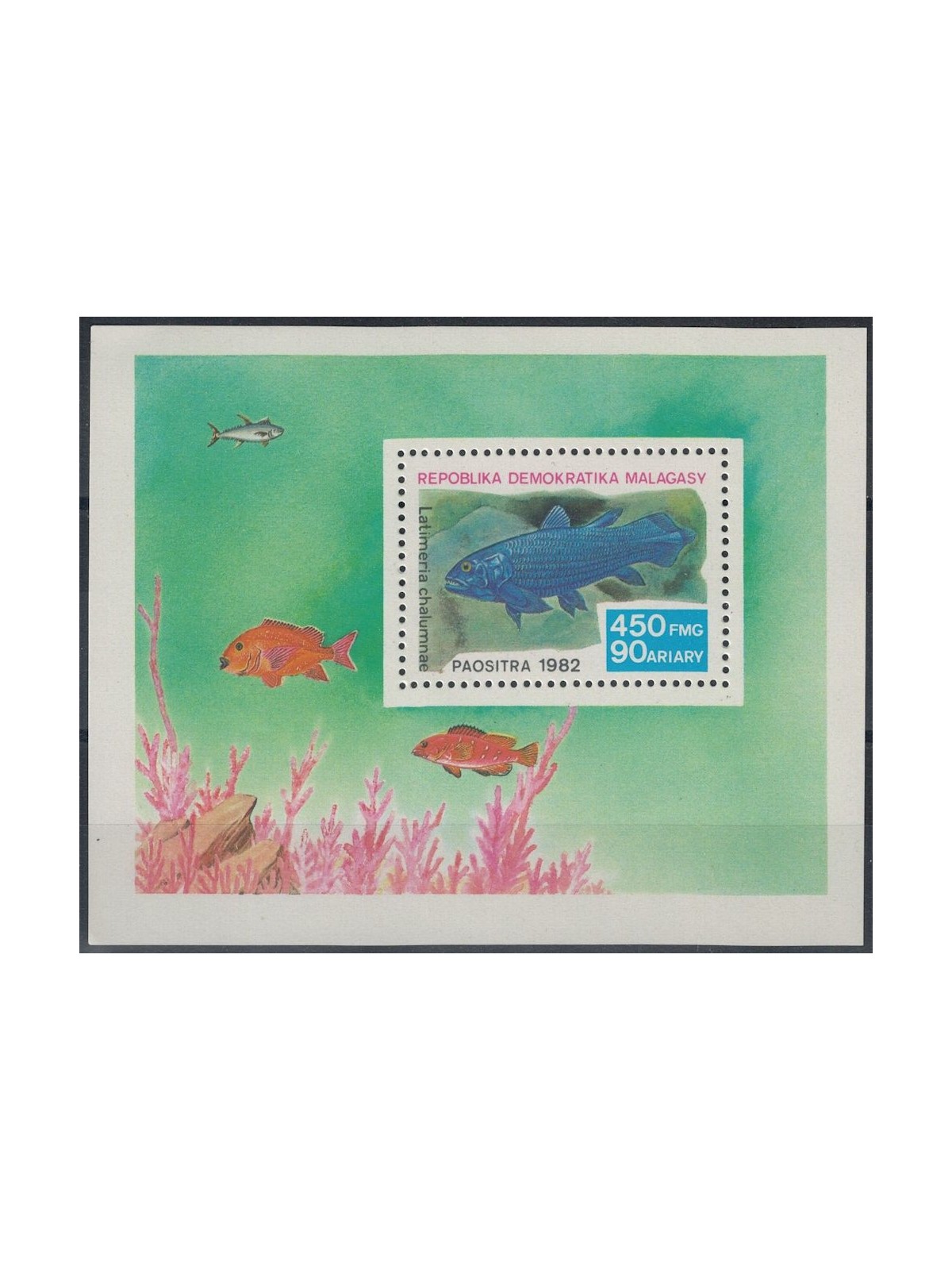MADAGASCAR 1982 Marine fauna, fish s/s MNH**