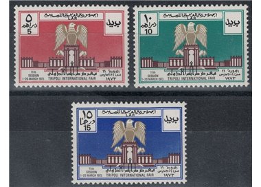 LIBYA 1973 Tripoli Fair 3v MNH**