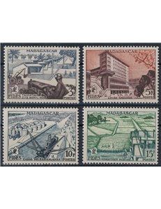 MADAGASCAR 1956 Fides 4v MNH**