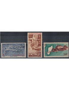 MADAGASCAR 1946 Posta aerea 3v MH*