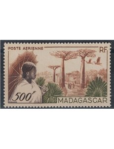 MADAGASCAR 1952 Landscape, Airmail MNH**
