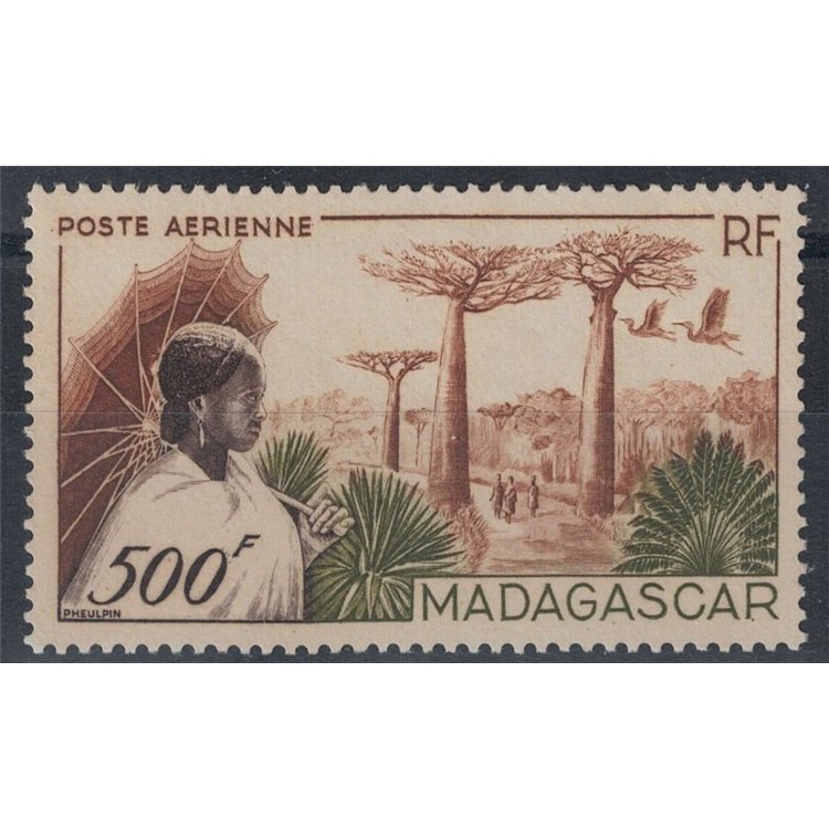 MADAGASCAR 1952 Landscape, Airmail MNH**