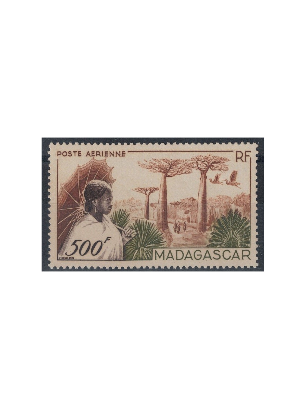 MADAGASCAR 1952 Landscape, Airmail MNH**