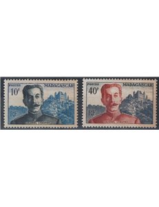 MADAGASCAR 1954 Colonnello Lyautey 2v MNH**