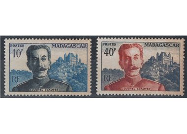 MADAGASCAR 1954 Colonel Lyautey 2v MNH**