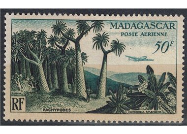 MADAGASCAR 1954 Airmail 50f MNH**