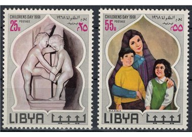 LIBYA 1968 Children's Day 2v MNH**