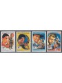MADAGASCAR 1991 Cinema, famous actors 4v MNH**