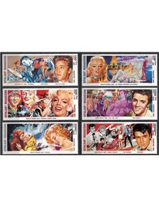 MADAGASCAR 1995 Centenary of Cinema (II) 6v MNH**