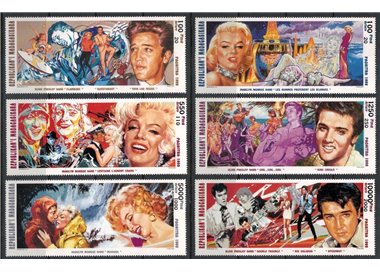MADAGASCAR 1995 Centenary of Cinema (II) 6v MNH**