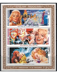 MADAGASCAR 1995 Marilyn Monroe MF MNH**