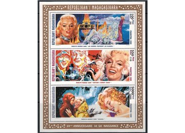 MADAGASCAR 1995 Marilyn Monroe m/s MNH**
