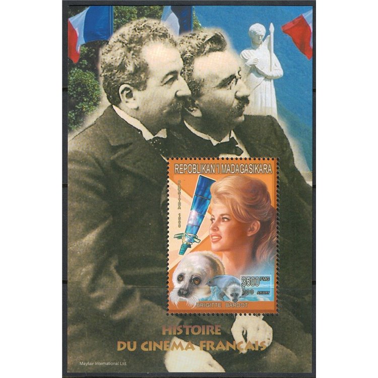 MADAGASCAR 1999 French Cinema (Brigitte Bardot) s/s MNH**