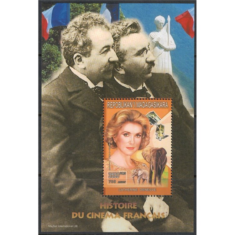 MADAGASCAR 1999 French Cinema (Catherine Deneuve) s/s MNH**