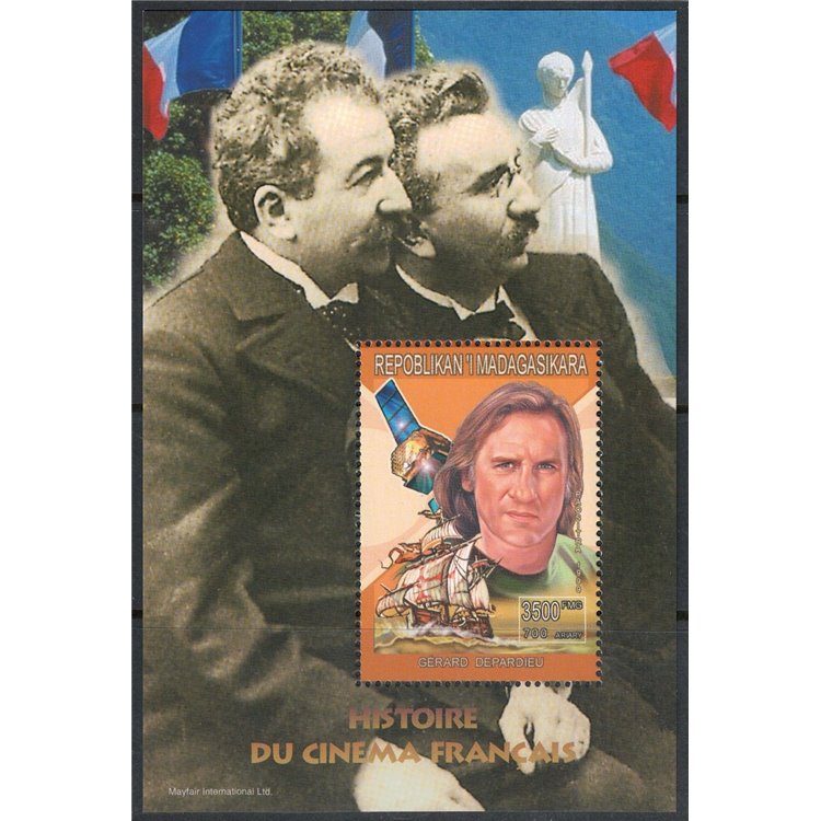 MADAGASCAR 1999 French Cinema (Gerard Depardieu) s/s MNH**