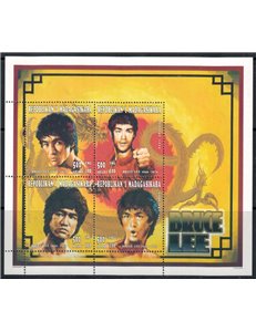 MADAGASCAR 1996 Cinema (Bruce Lee) 4v MNH**
