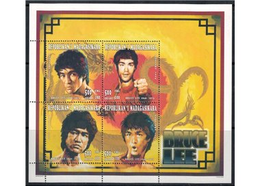 MADAGASCAR 1996 Cinema (Bruce Lee) 4v MNH**