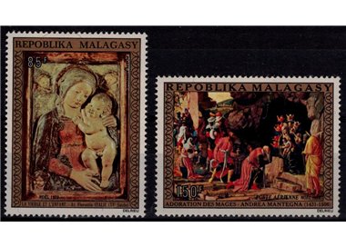 MADAGASCAR 1972 Natale 2v MNH**