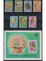 MALDIVES 1978 Marine fauna, shells 7v + 1 s/s MNH**