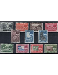 MALAYSIA 1960 (Malacca) Ordinary series 11v MNH**