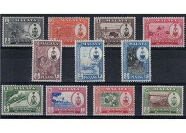 MALESIA 1960 (Penang) Serie ordinaria 11v MNH**