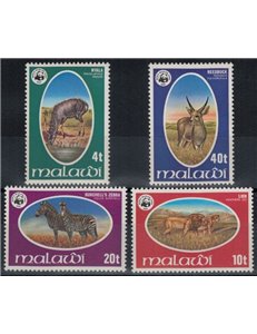 MALAWI 1978 Fauna, animals 4v MNH**