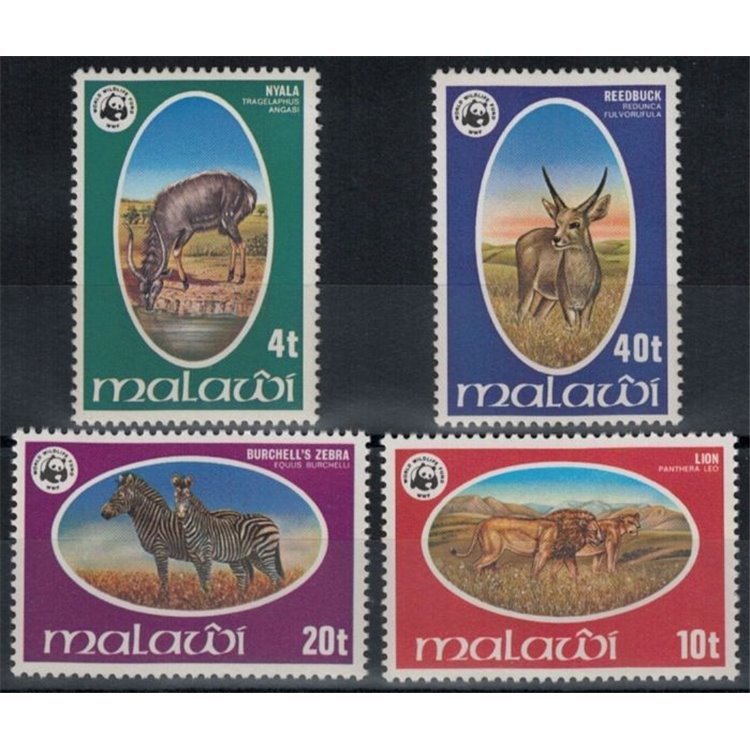 MALAWI 1978 Fauna, animali 4v MNH**