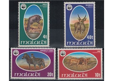 MALAWI 1978 Fauna, animals 4v MNH**