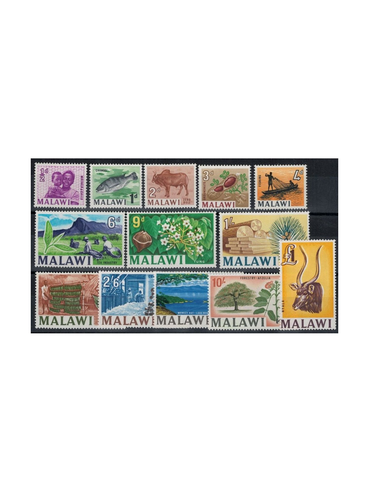 MALAWI 1964 Ordinary series 13v MNH**