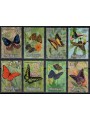 MALESIA 1970 Farfalle 8v MNH**