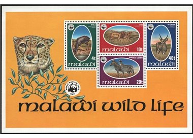 MALAWI 1978 Fauna, animali BF MNH**