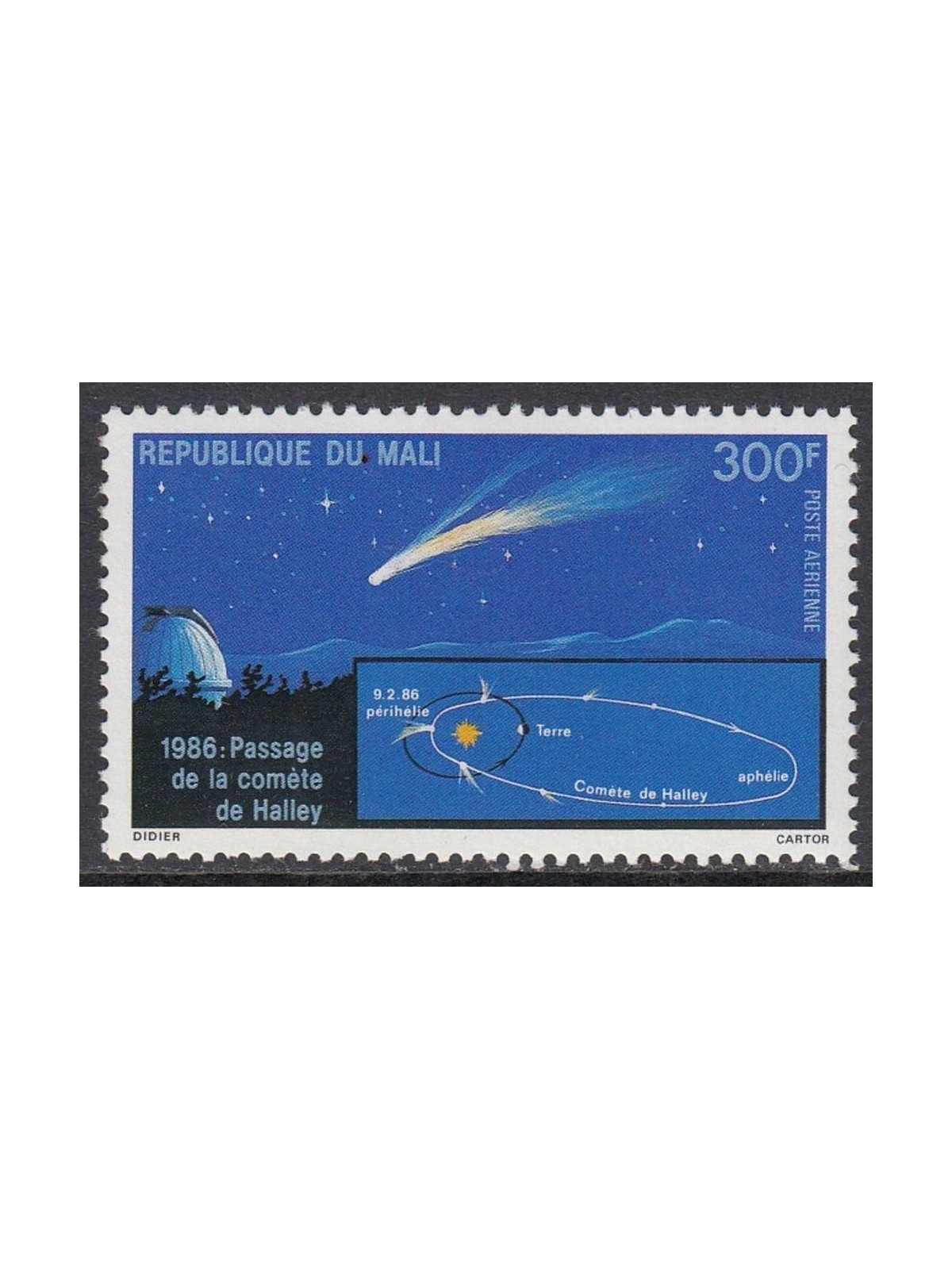 MALI 1986 Cometa di Halley MNH**