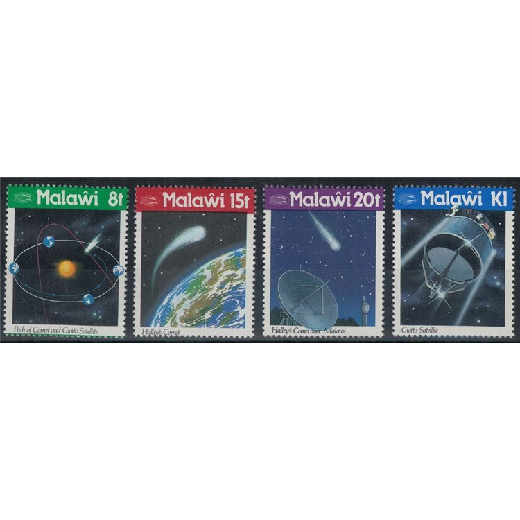 MALAWI 1986 Halley's Comet 4v MNH**