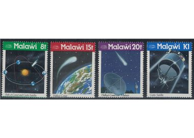 MALAWI 1986 Cometa di Halley 4v MNH**