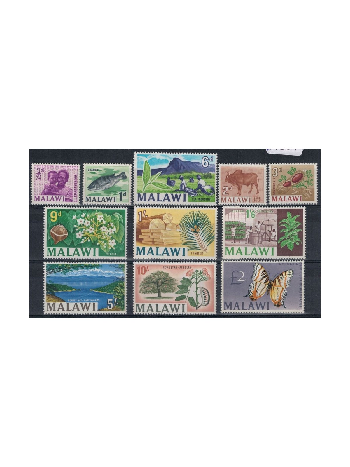MALAWI 1966-67 Ordinary series 11v MNH**