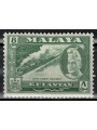 MALESIA 1957 (Kelantan) Serie ordinaria, ferrovia MNH**