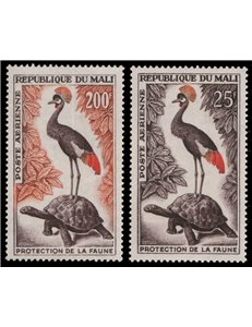 MALI 1960 Fauna, airmail 2v MNH**