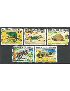 MALI 1976 Fauna, various subjects 5v MNH**