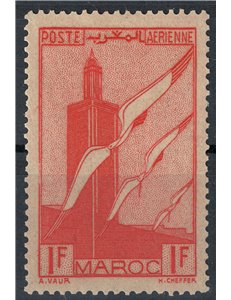 MOROCCO 1939-40 Airmail, 1 red f. MNH**