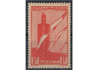 MOROCCO 1939-40 Airmail, 1 red f. MNH**