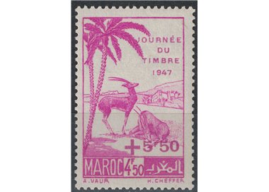 MAROCCO 1947 Giornata del francobollo MNH**