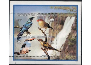 MALI 1996 Fauna, birds 4v in sheet MNH**