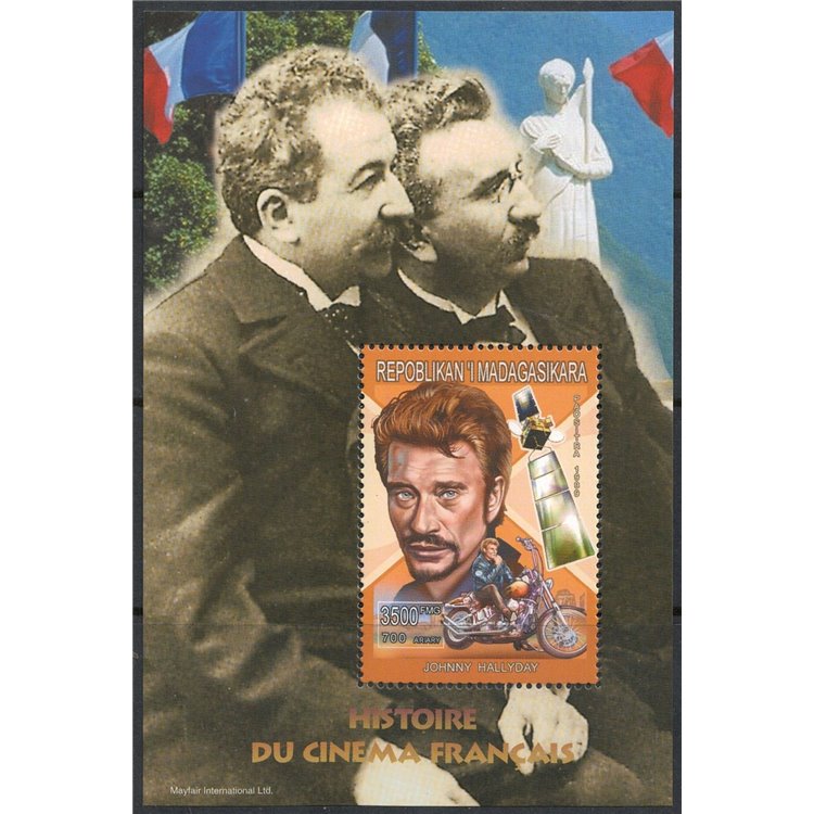 MADAGASCAR 1999 French Cinema (Johnny Hallyday) s/s MNH**