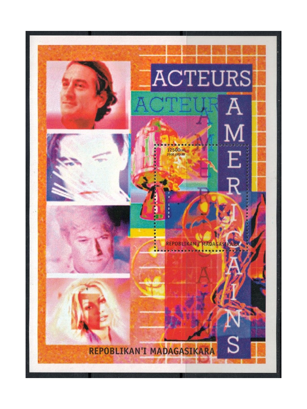MADAGASCAR 1999 Storia del Cinema americano BF MNH**