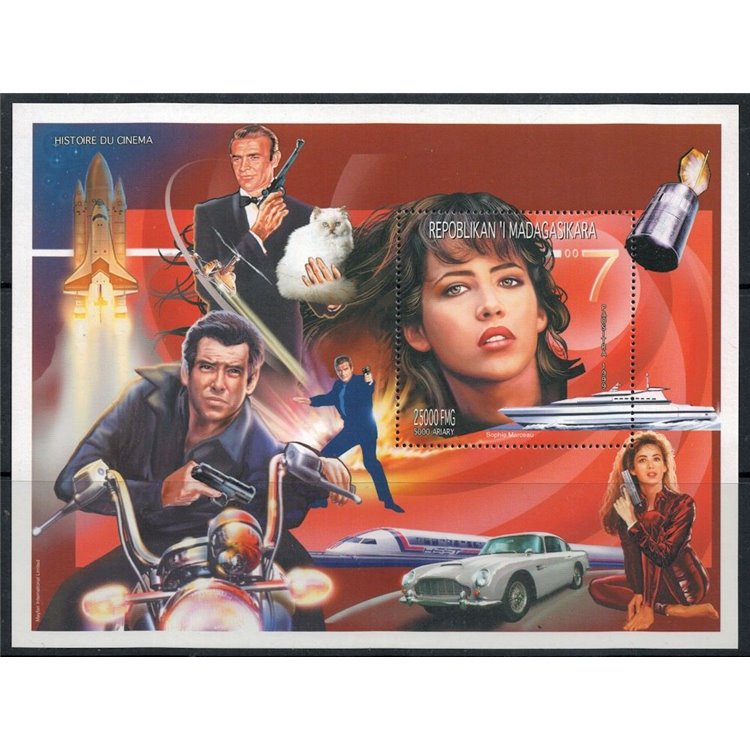 MADAGASCAR 1999 Storia del Cinema (Sophie Marceau) BF MNH**