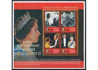 MALDIVE 2006 Compleanno della Regina 4v MNH**