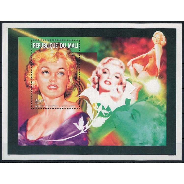 MALI 1996 Marilyn Monroe BF MNH**