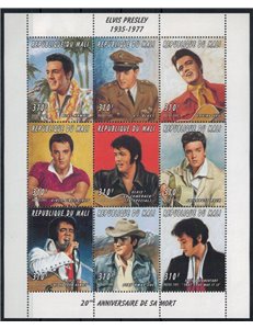 MALI 1997 Elvis Presley 9v MNH**