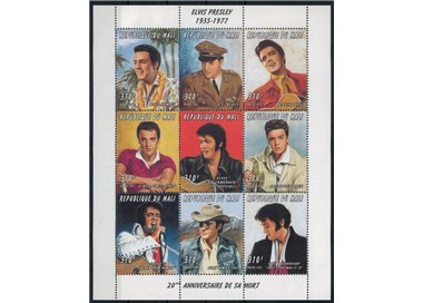 MALI 1997 Elvis Presley 9v MNH**